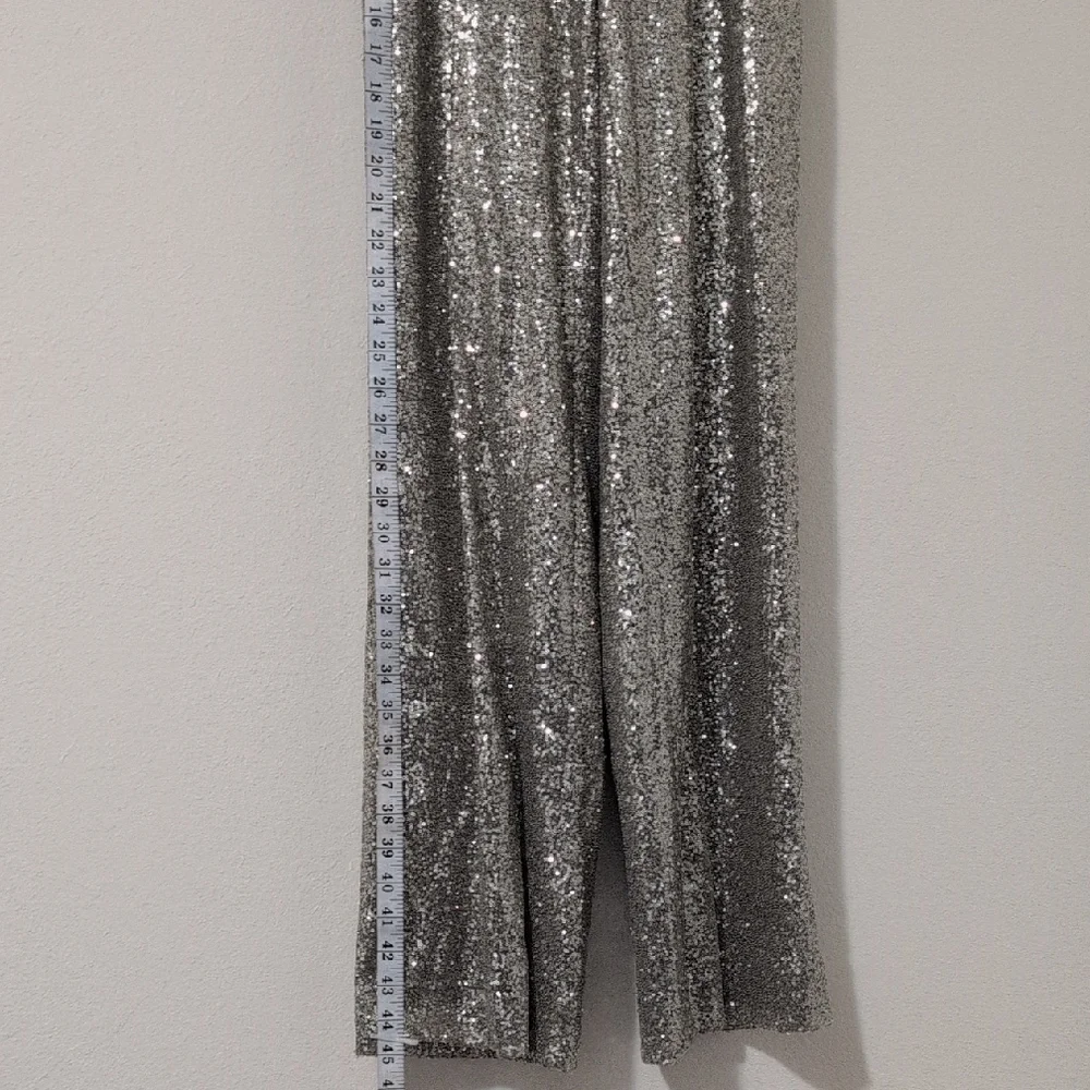 Welles Embellished Wide-Leg Pant. Ralph Lauren Collection - Picture 6 of 12